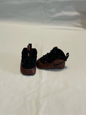 Nike Little Posite Pro Hyper Crimson Baby Boys Crib Shoes